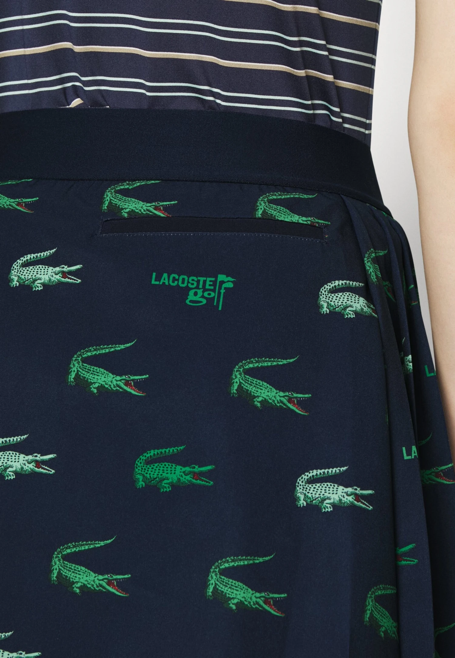 Lacoste Sport Golf Print Skirt - Rokken - Bleu Marine/Vert 6 Lacoste Sport Golf Print Skirt - Rokken - Bleu Marine/Vert - Afbeelding 6