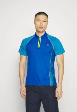 Lacoste Sport Tennis Tour - Poloshirt - Bleu Jaune