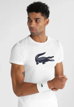 Lacoste Sport Wrist Band - Zweetbandje - White