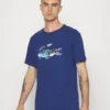 Lacoste Sport Big Logo Multicolored - Sport T-Shirt - Methylene