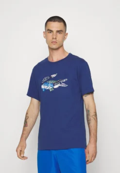 Lacoste Sport Big Logo Multicolored - Sport T-Shirt - Methylene