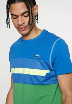 Lacoste Sport Sport T-Shirt - Kingdom/Tarragon White/Electric Yellow -Lacoste Sport 20eff484800b46cc887ced511a5135f2 scaled