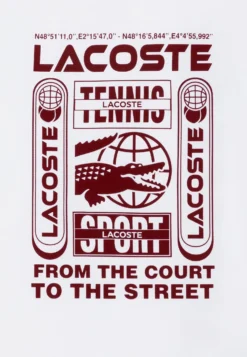 Lacoste Sport Unisex - T-Shirt Print - White -Lacoste Sport 259ed74fb48348a1af883994b4a719fe scaled