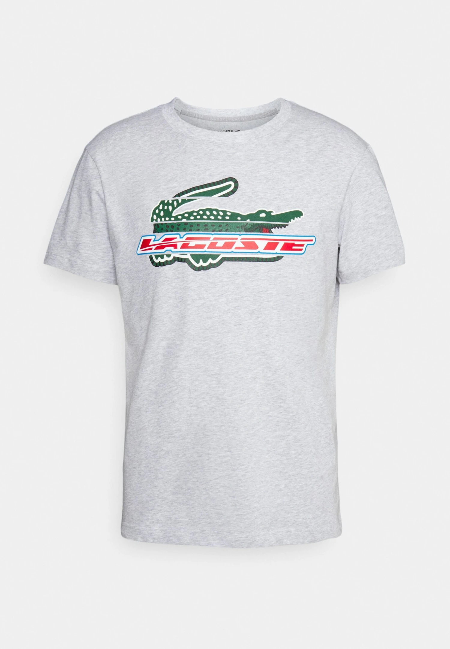 Lacoste Sport Logo Croc - T-Shirt Print - Gris Chiné 4 Lacoste Sport Logo Croc - T-Shirt Print - Gris Chiné - Afbeelding 4