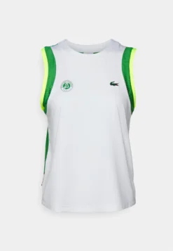 Lacoste Sport Tennis Tank - Top - White/Tarragon -Lacoste Sport 27059de7368342b6ae4d7ce3816a39e9 scaled