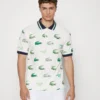 Lacoste Sport Golf All Over Print - Poloshirt - Blanc/Bleu Marine/Vert/Blanc