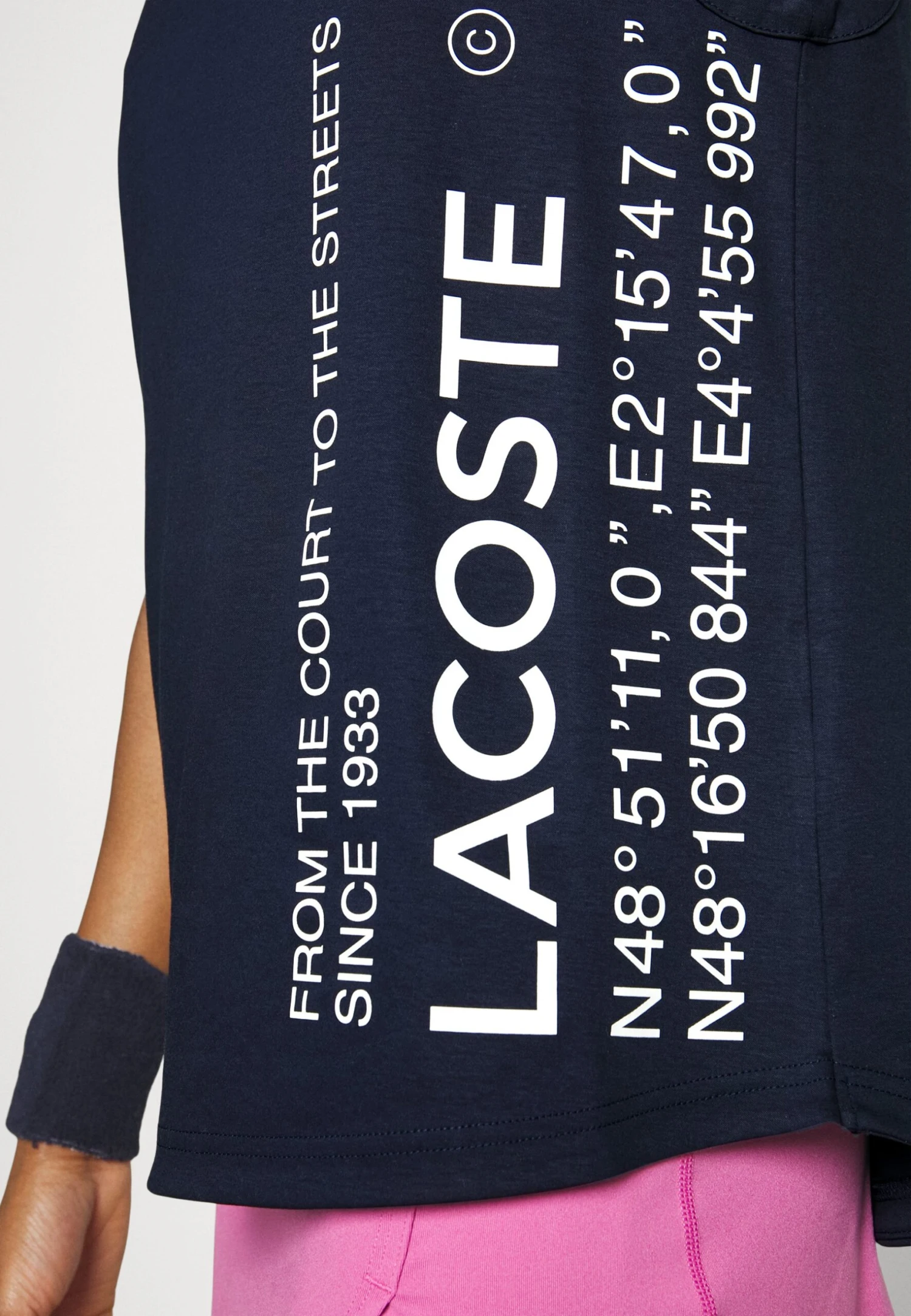 Lacoste Sport Tank Active - T-Shirt Print - Bleu Marine 5 Lacoste Sport Tank Active - T-Shirt Print - Bleu Marine - Afbeelding 5