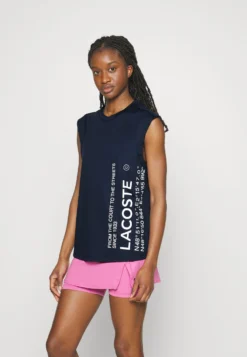 Lacoste Sport Tank Active - T-Shirt Print - Bleu Marine