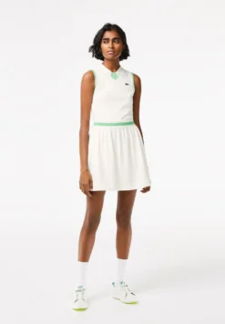 Lacoste Sport Golf Dress - Jurken - Blanc Vert