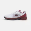 Lacoste Sport Tech Point - Tennisschoenen Voor Kleibanen - White/Burgundy