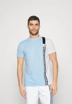 Lacoste Sport Tennis - Sport T-Shirt - Overview White/Navy Blue