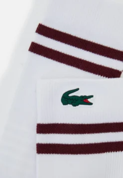 Lacoste Sport Tennis Sock Tour Unisex - Sportsokken - Blanc/Bordeaux