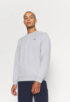 Lacoste Sport Sweater - Silver Chine/Elephant Grey
