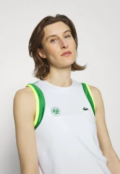 Lacoste Sport Tennis Tank - Top - White/Tarragon -Lacoste Sport 6165626949484ef9a63f516a953cb6dc scaled