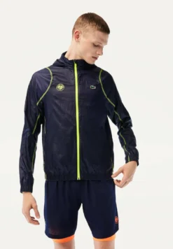 Lacoste Sport Tennis- Trainingsvest - Bleu Marine Jaune