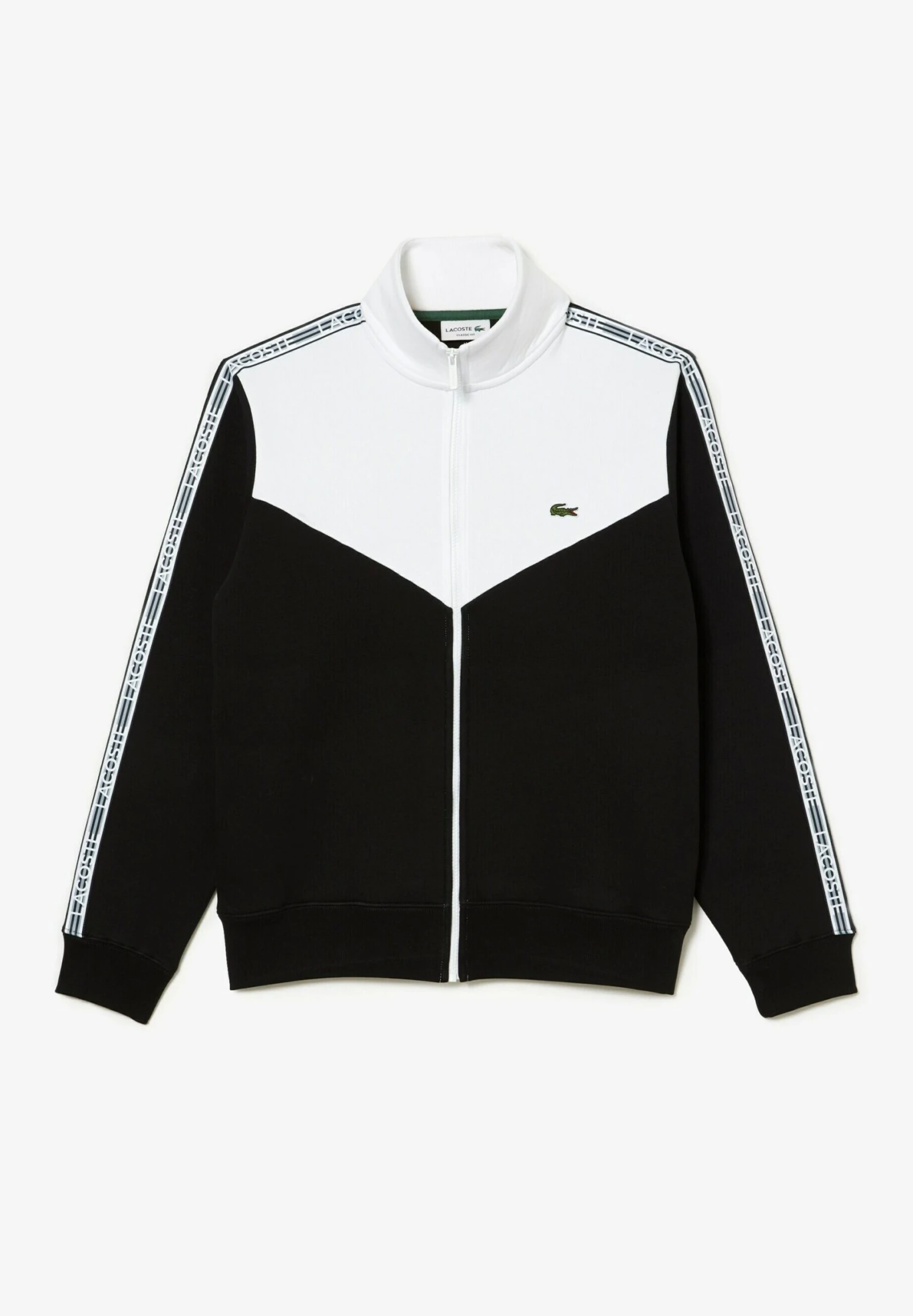 Lacoste Sport Jacket Tapered - Sweater Met Rits - Noir Blanc 1 Lacoste Sport Jacket Tapered - Sweater Met Rits - Noir Blanc