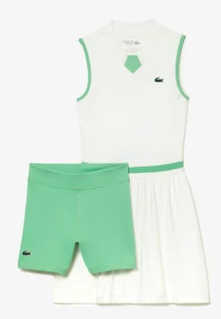 Lacoste Sport Golf Dress - Jurken - Blanc Vert -Lacoste Sport 6e725c7f085747ffbf3c7e16ddc954f3 scaled