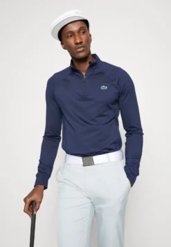 Lacoste Sport Golf Quarter Zip - Longsleeve - Bleu Marine -Lacoste Sport 77c28c51687c42b09cdc92cb32e92f0d scaled