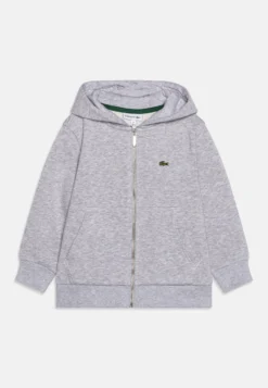 Lacoste Sport Sweater Met Rits - Silver Chine