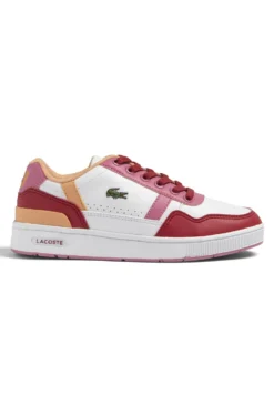 Lacoste Sport Court Enfant - Sneakers Laag - Wht/Pnk