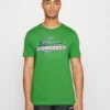 Lacoste Sport Logo Croc - T-Shirt Print - Vert