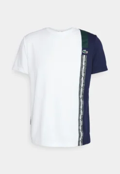 Lacoste Sport Tennis - Sport T-Shirt - White/Navy Blue Sinople -Lacoste Sport 965f0bec9ca147a698d5f9ffac4e422b scaled