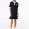 Lacoste Sport Jurken - Bleu Marine Blanc