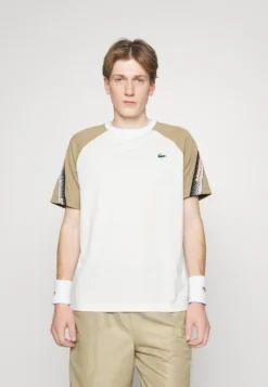 Lacoste Sport Tennis - Sport T-Shirt - Flour/Lion