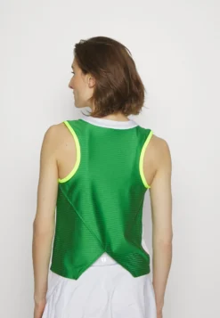 Lacoste Sport Tennis Tank - Top - White/Tarragon -Lacoste Sport ac52d322ff4f471bb88340d251e43d4e scaled