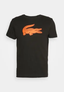 Lacoste Sport Big Logo - Sport T-Shirt - Noir/Orange -Lacoste Sport b054cc17dcff40438cf67e8d81073f7b scaled