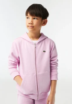 Lacoste Sport Sweater Met Rits - Reseda Pink