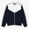 Lacoste Sport Jacket Tapered - Sweater Met Rits - Bleu Marine Blanc