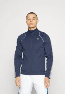 Lacoste Sport Tennis Jacket Med - Trainingsvest - Blue Night/White