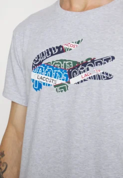 Lacoste Sport Big Logo Multicolored - Sport T-Shirt - Silver Chine -Lacoste Sport bb3651805f58410a817cb5620ddfaf3f scaled