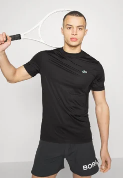 Lacoste Sport Active - Sport T-Shirt - Black -Lacoste Sport bf6c921c5f5648719c647d1f3e3b3dad scaled