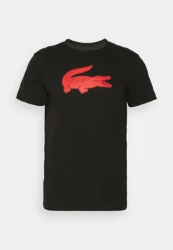 Lacoste Sport Big Logo - Sport T-Shirt - Black/Corrida -Lacoste Sport bf7a1c1ce5e14c5e8084cef29a182a75 scaled