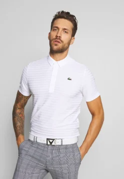Lacoste Sport Stripe - Poloshirt - White