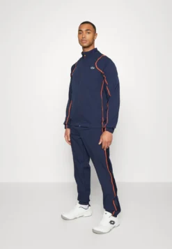 Lacoste Sport Tracksuit Tour - Trainingspak - Navy Blue/Flashy Orange