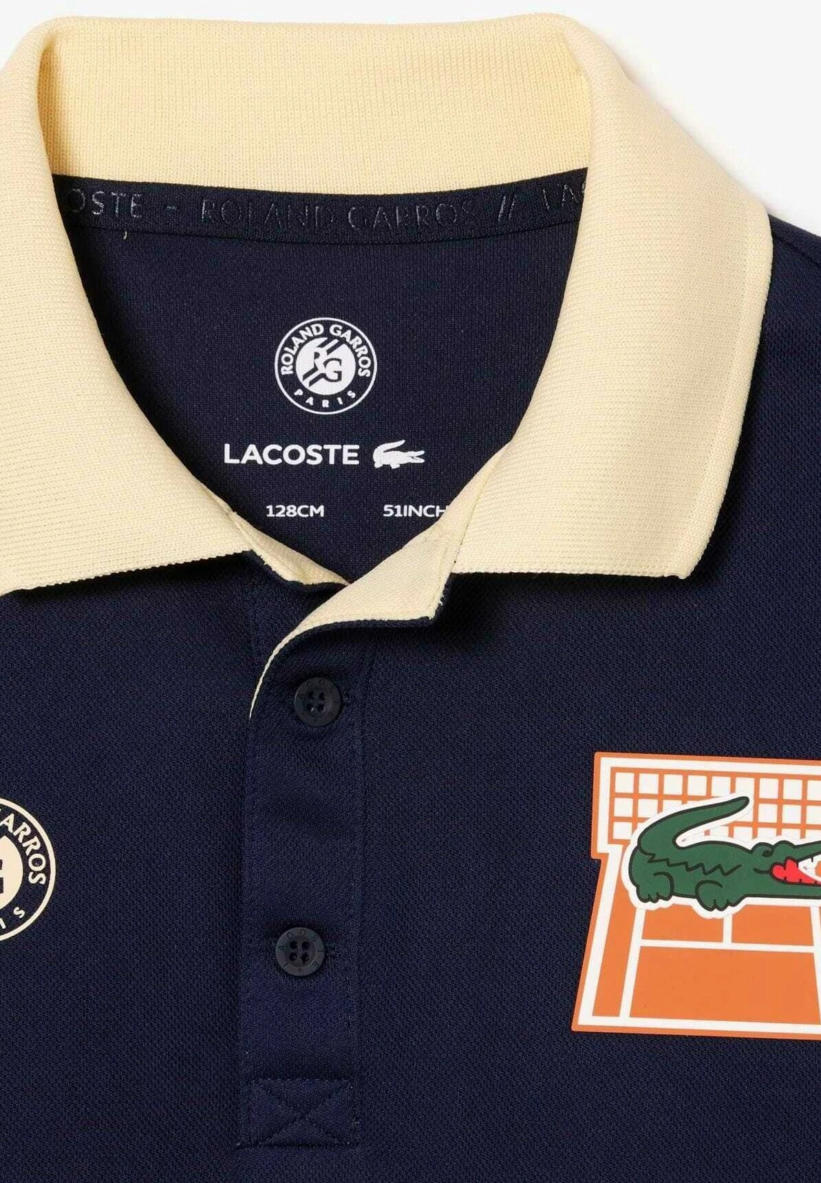 Lacoste Sport Korte Mouw - Poloshirt - Bleu Marine Jaune Jaune 3 Lacoste Sport Korte Mouw - Poloshirt - Bleu Marine Jaune Jaune - Afbeelding 3