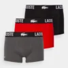 Lacoste Sport 3 Pack - Onderbroeken - Black/Font-Red