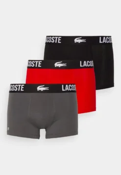 Lacoste Sport 3 Pack - Onderbroeken - Black/Font-Red