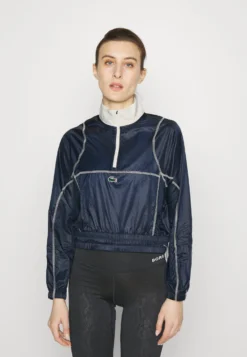 Lacoste Sport Pop Over Active - Longsleeve - Blue Night/Flour