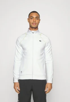 Lacoste Sport Tennis Jacket Med - Trainingsvest - Blanc Jaune