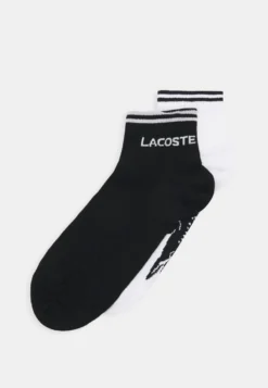 Lacoste Sport Ankle Sock 2 Pack Unisex - Sportsokken - Black/White