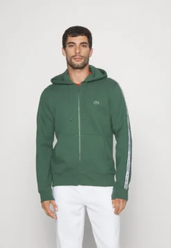 Lacoste Sport Tapered - Sweater Met Rits - Sequoia