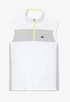 Lacoste Sport Pf1181_Liw - T-Shirt Print - White/White-Nimbus