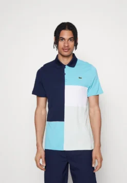 Lacoste Sport Tennis Tour - Poloshirt - Navy Blue/Cove Arielle Green/White