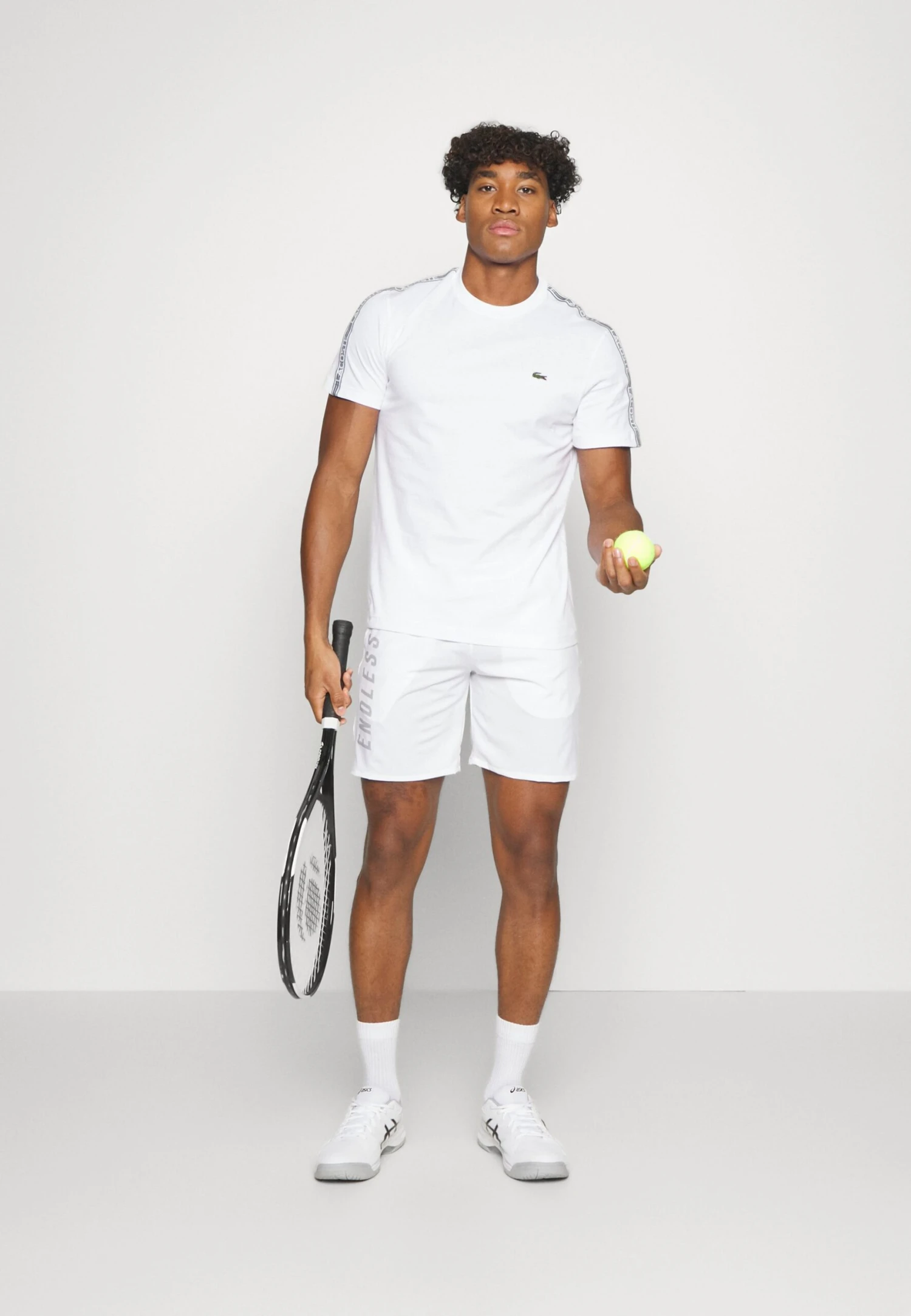 Lacoste Sport Tapered - T-Shirt Print - White 2 Lacoste Sport Tapered - T-Shirt Print - White - Afbeelding 2