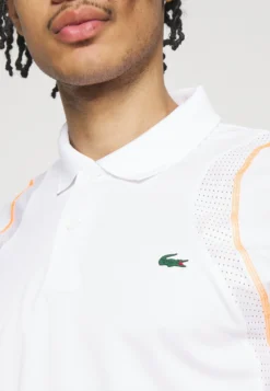 Lacoste Sport Tennis Tour - Poloshirt - Blanc/Orange -Lacoste Sport f4b404a3890a44beb3b61f385c705577 scaled