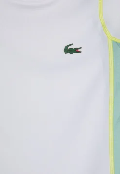 Lacoste Sport Awc Unisex - Sport T-Shirt - White/Pastille Mint/Lima -Lacoste Sport f948d11dfc7141aabddc8a5cbc8ac44b scaled